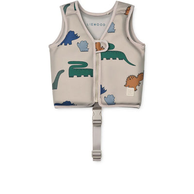 Liewood Dove Swim Vest - Dinosaur Mist Swanky Boutique Malta.