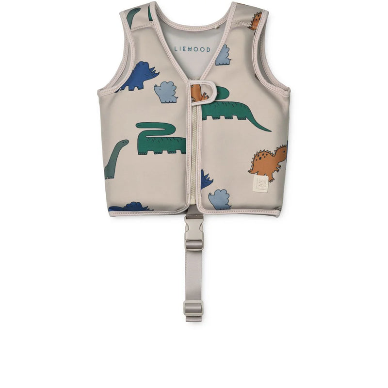 Liewood Dove Swim Vest - Dinosaur Mist Swanky Boutique Malta.