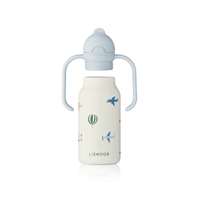 Liewood Kimmie Water Bottle 250ml - Aviator Ecru - Swanky Boutique