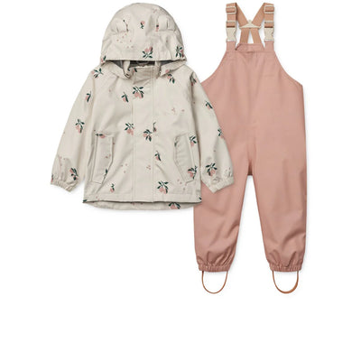 Liewood Manu Rainwear Set - Peach Sea Shell - Swanky Boutique