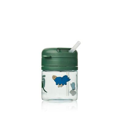 Liewood Pavia Tritan Straw Cup Dinosaur Mist- Swanky Boutique Malta