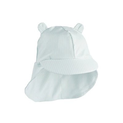 Sun Hat with Ears- Senia- Pure Sky/ Creme De La Creme Swanky Boutique Malta