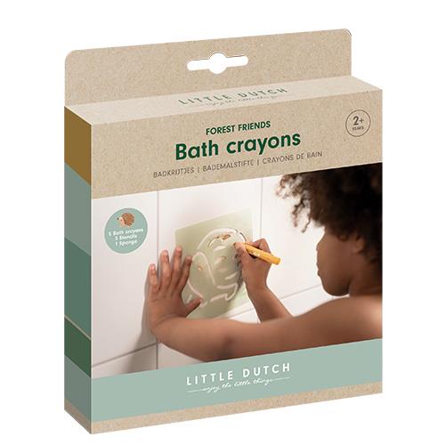 Little Dutch Bath Crayons Forest Friends - Swanky Boutique