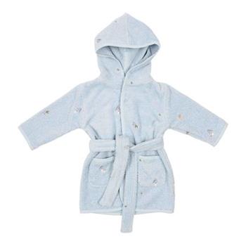 Little Dutch Bathrobe embroidered Blue - Swanky Boutique