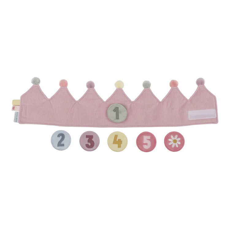 Little Dutch - Birthday Crown with Numbers Pink - Swanky Boutique