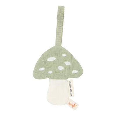 Little Dutch Pacifier cloth muslin Mushroom - Swanky Boutique