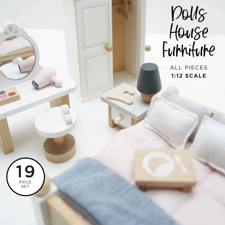 Le Toy Van - Wooden Dolls House Bedroom Furniture - Swanky Boutique