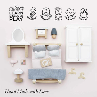 Le Toy Van - Wooden Dolls House Bedroom Furniture - Swanky Boutique