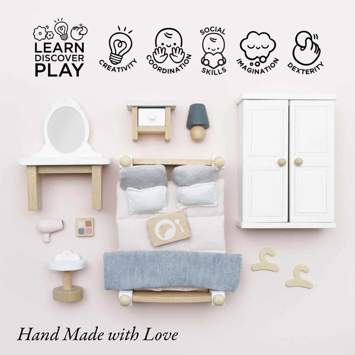 Le Toy Van - Wooden Dolls House Bedroom Furniture - Swanky Boutique