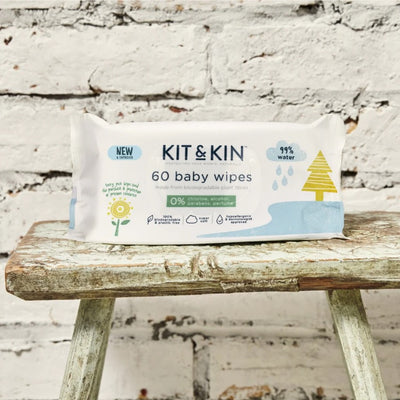 Kit & Kin biodegradable baby wipes - Swanky Boutique 