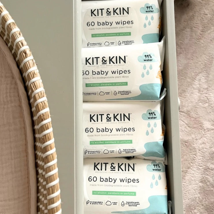 Kit & Kin biodegradable baby wipes - Swanky Boutique 