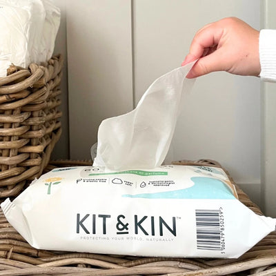 Kit & Kin biodegradable baby wipes - Swanky Boutique 