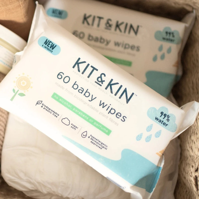 Kit & Kin biodegradable baby wipes - Swanky Boutique 