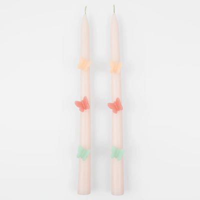 Meri Meri Candles, 2-Pack - Butterfly Taper-swanky boutique