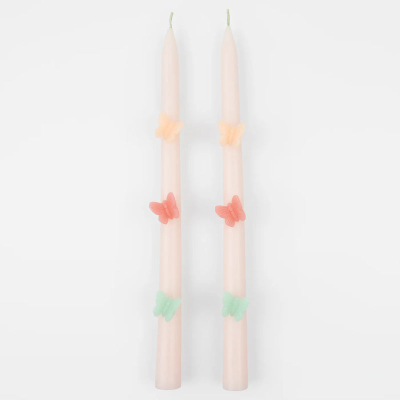 Meri Meri Candles, 2-Pack - Butterfly Taper-swanky boutique