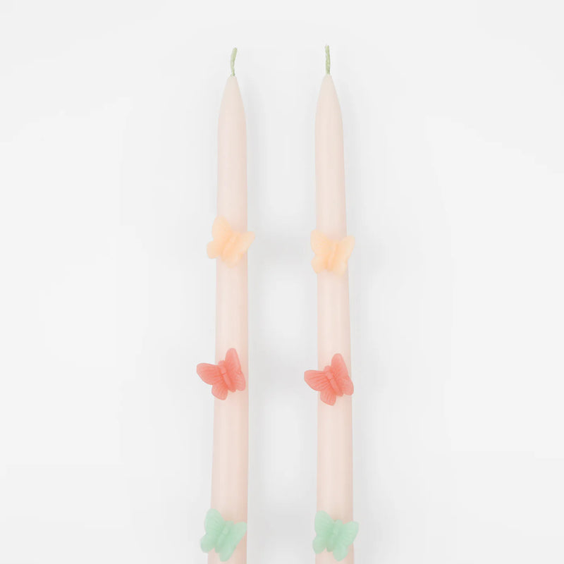 Meri Meri Candles, 2-Pack - Butterfly Taper-swanky boutique