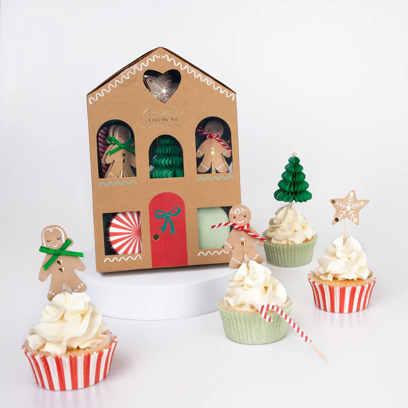 Meri Meri Gingerbread Cupcake Kit - Swanky Boutique