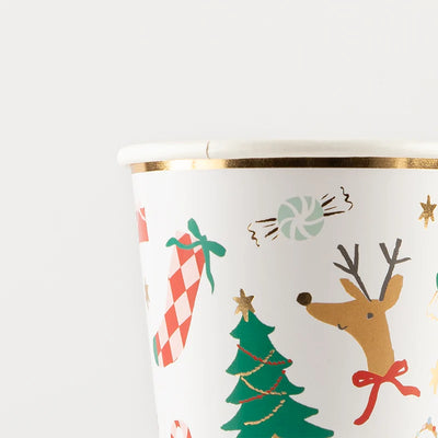 Meri Meri Jolly Christmas Cups - Swanky Boutique