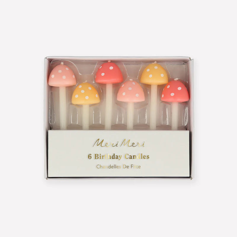 Meri Meri Mushroom Birthday Candles - Swanky Boutique