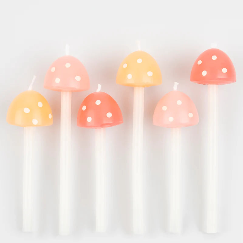 Meri Meri Mushroom Birthday Candles - Swanky Boutique