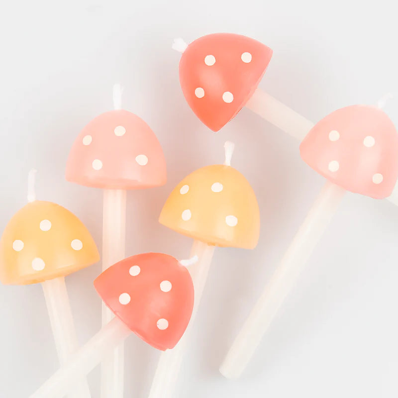 Meri Meri Mushroom Birthday Candles - Swanky Boutique