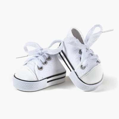 Minikane Dolls Shoes Sneakers White - Swanky Boutique