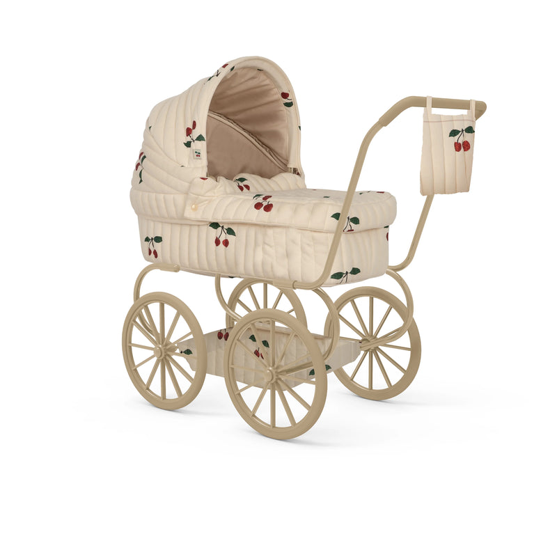 Konges Sloejd - minnie doll pram - ma grande cerise glitter - Swanky Boutique