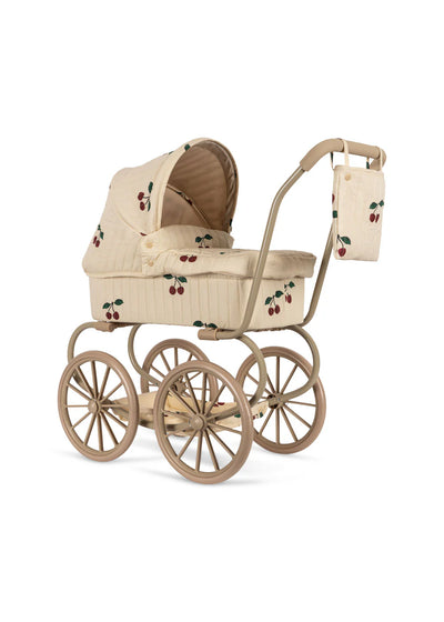 Konges Sloejd - minnie doll pram - ma grande cerise glitter - Swanky Boutique