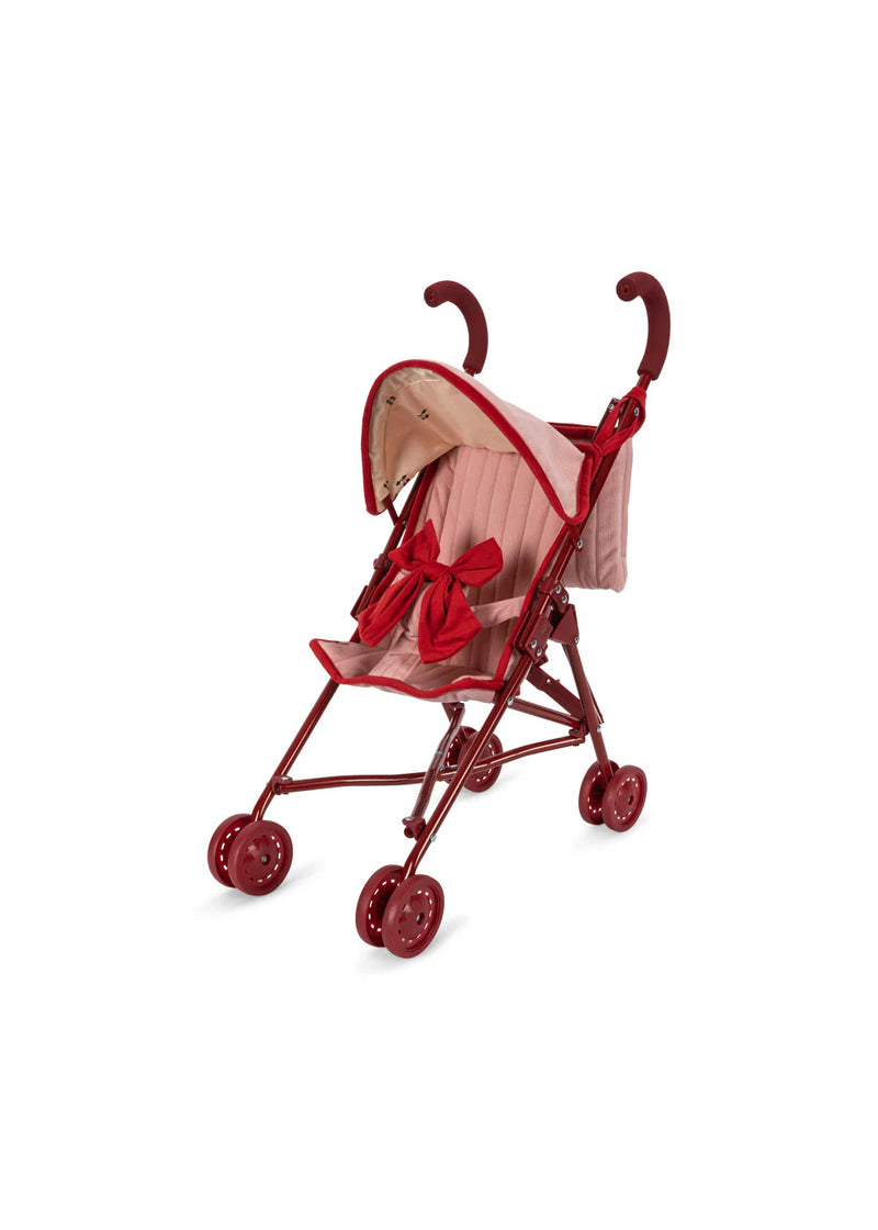 Konges Sloejd - zoe lulu doll stroller - strawberry ice - Swanky Boutique