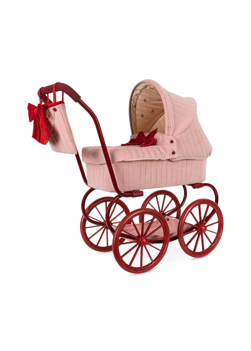 Konges Sloejd - minnie lulu doll pram - strawberry ice - Swanky Boutique