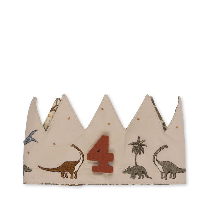 Birthday Crown (Incl Numbers 1-9) - Dino