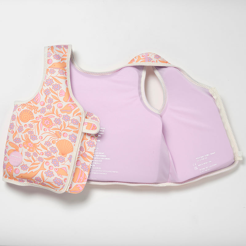 Liewood Swim Vest - Ocean Magic Pink- Swanky Boutique Malta