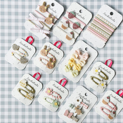 Rockahula Kids Stripy Bunny Clips - Swanky Boutique