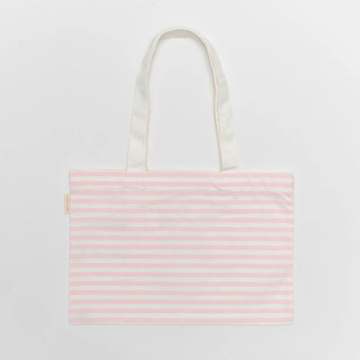 SunnyLife-Beach Bag, Kids Canvas-Strawberry Sunshine,Pink Stripe-Swanky Boutique Malta 