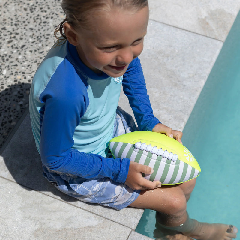 SunnyLife-Neoprene Football- Tides Out Citrus-Swanky Boutique Malta