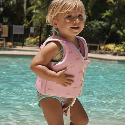 SunnyLife-Swim Vest - Cotton Candy Cherry-Swanky Boutique Malta 