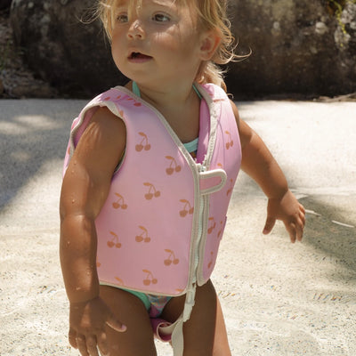 SunnyLife-Swim Vest - Cotton Candy Cherry-Swanky Boutique Malta 