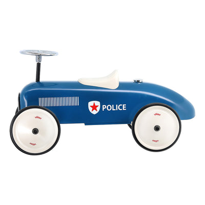 Ride-on, Vintage Police Car - Blue