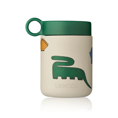 Liewood - Kian Food Jar Dinosaurs Mist - Swanky Boutique