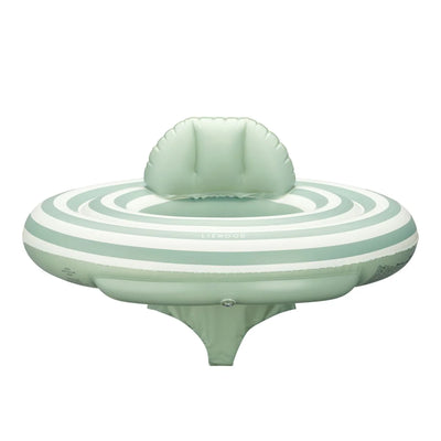 Liewood - Dawn Baby Swim Ring - Stripe Peppermint Creme de la Creme - Swanky Boutique