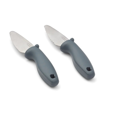 Liewood - Perry Cutting Knife Set Whale Blue - Swanky Boutique