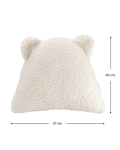 wigiwama - Cream White Bear Cushion - Swanky Boutique