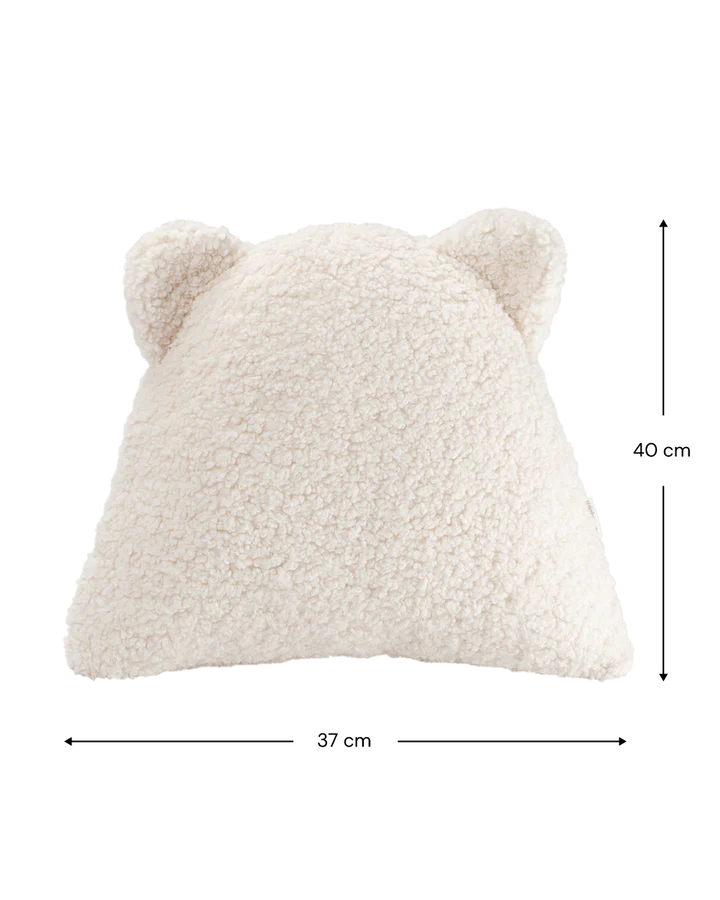 wigiwama - Cream White Bear Cushion - Swanky Boutique