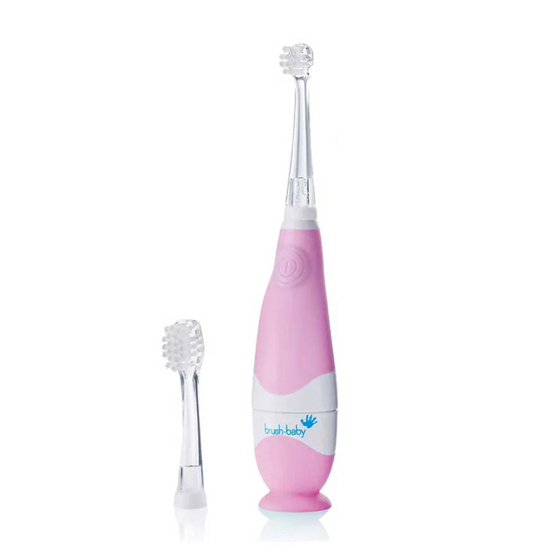 brush baby babysonic electric toothbrush pink - Swanky Boutique