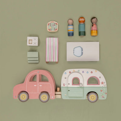 Little Dutch - Toy Car with caravan - Swanky Boutique 