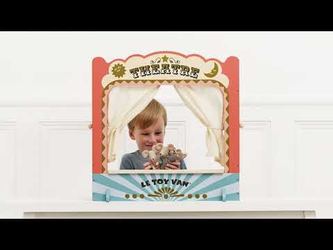 Le Toy Van Tabletop Puppet Wooden Theatre | Swanky Boutique 