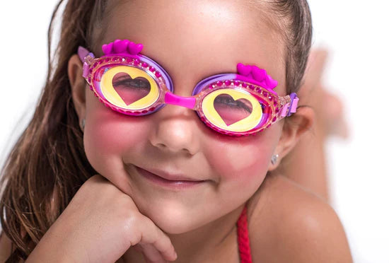 Bling20 - True Luv Pink - Luvs Me Luvs Me Not Swim Goggles - Swanky Boutique