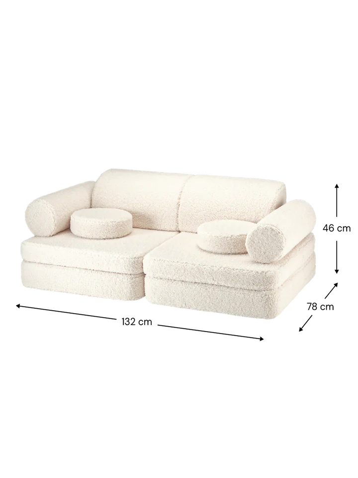 wigiwama Cream White Settee - Swanky Boutique