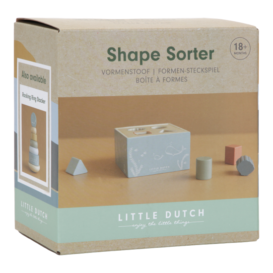 Little Dutch - Shape Sorter Ocean Blue - Swanky Boutique