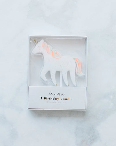 Candle - Glitter Unicorn